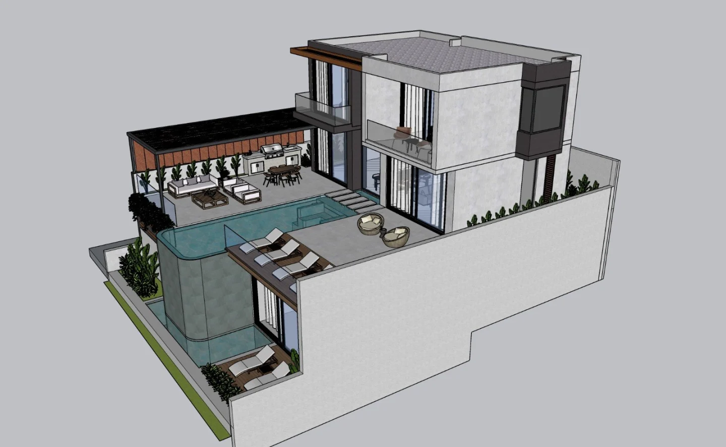Villa Aslan mimari tasarım görseli 13