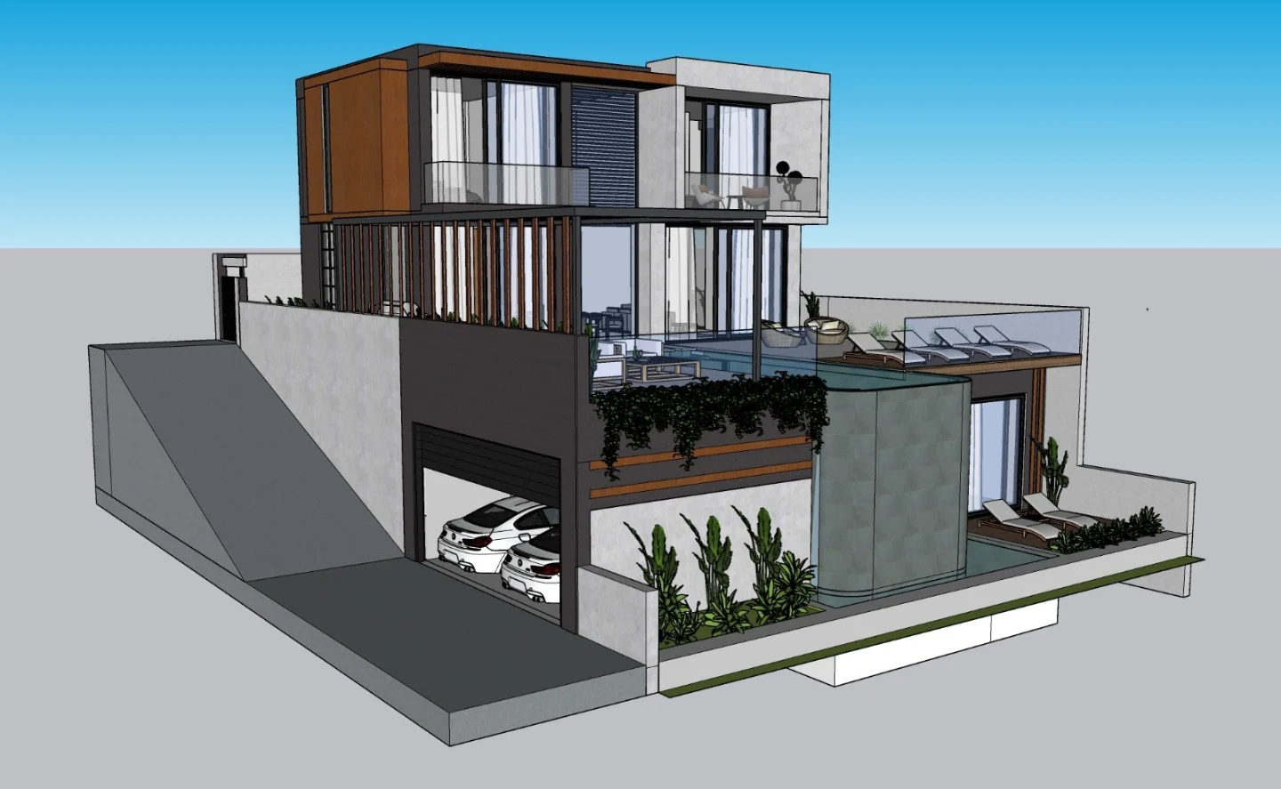 Villa Aslan mimari tasarım görseli 16