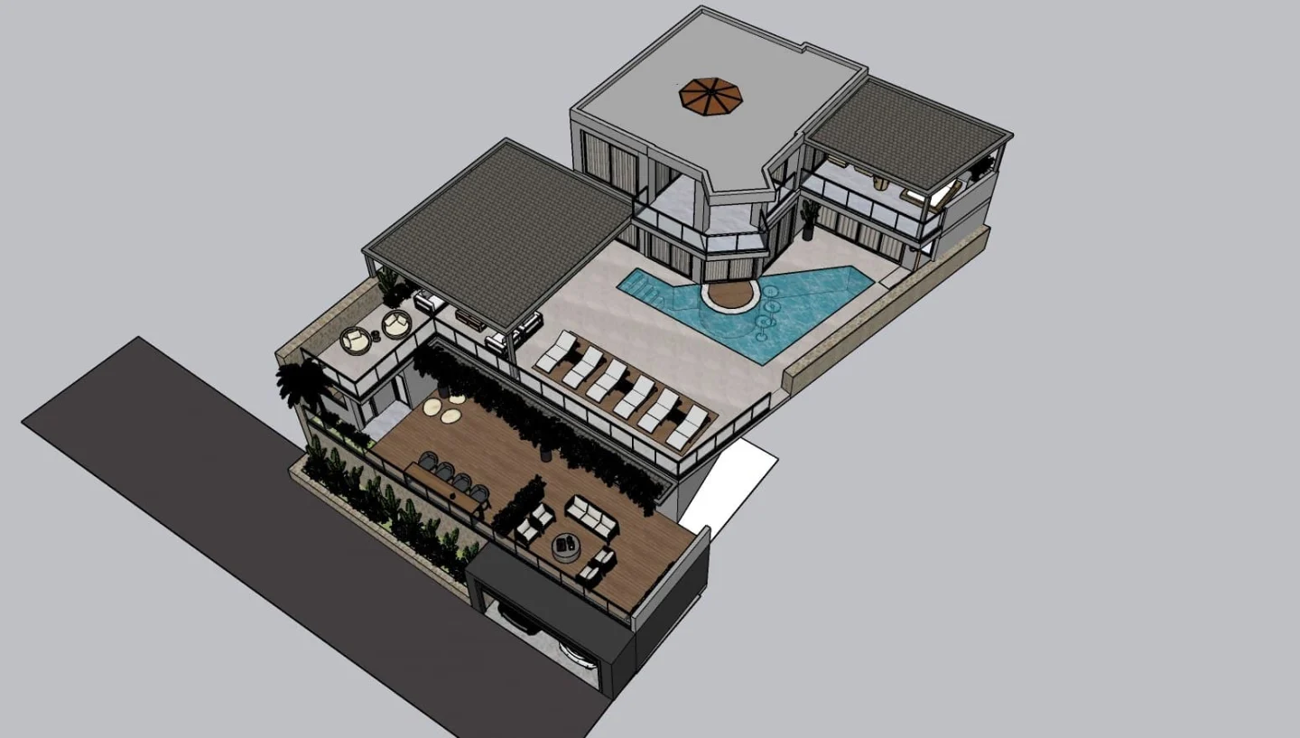 Villa Nisa — mimari çizimler 03