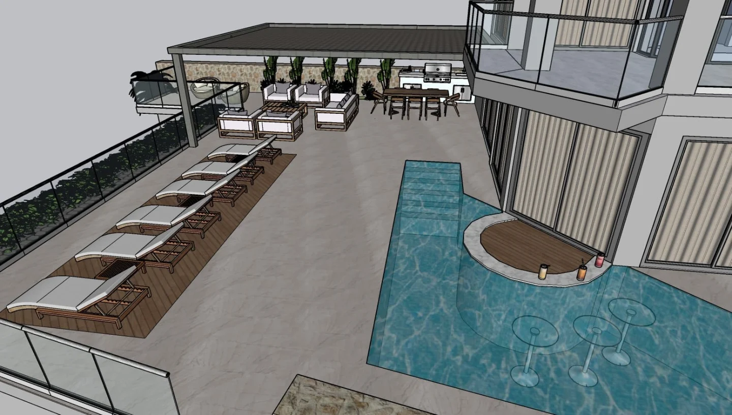 Villa Nisa — mimari çizimler 05
