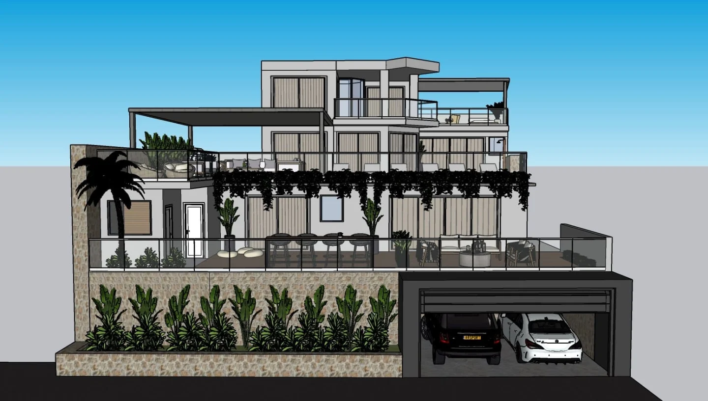 Villa Nisa — mimari çizimler 07